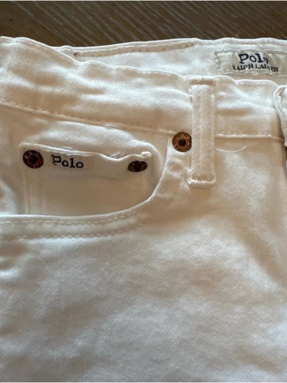 Ralph Lauren White Skinny kids  Jeans